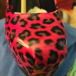 Hot Pink Cheetah Print Heels